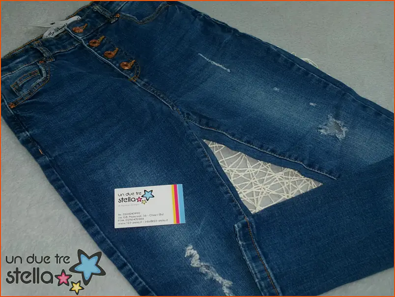 10191/24 - 10/11a jeans strappi 4 bottini 