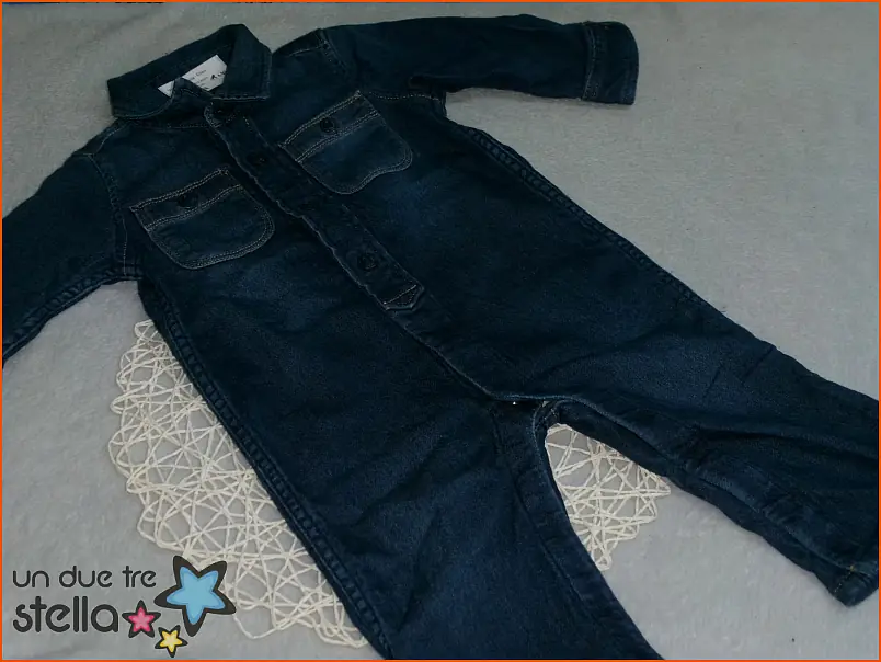 10282/24 - 12/18m tuta intera jeans