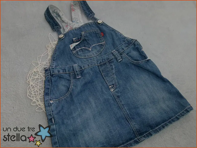 5510/24 - 2a abito jeans scamiciato salopette LEVIS
