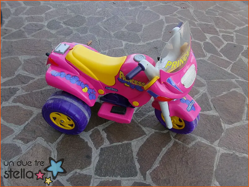 9571/24 - Motoretta elettrica rosa viola PRINCESS con caricabatterie