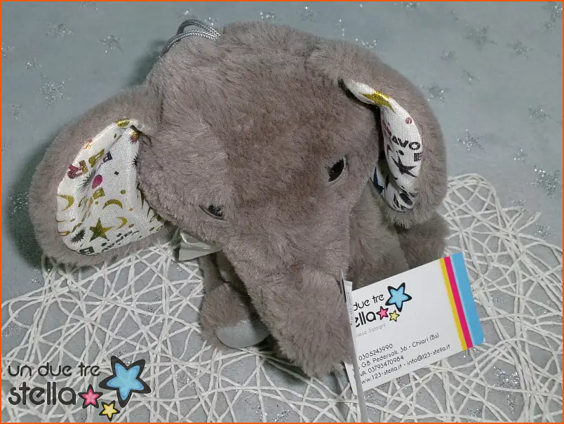 12773/23 - Peluche elefante grigio