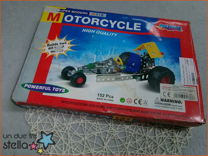 10287/24 - Costruzioni tipo meccano - macchina 152pz doppio modello