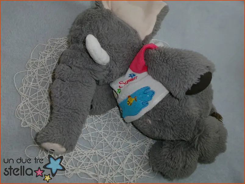 4696/24 - Peluche elefante grigio 40cm