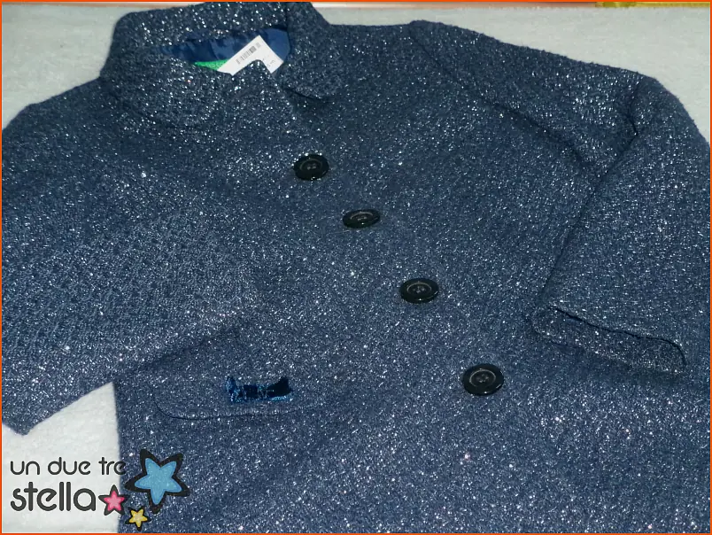 10239/24 - 8/9a cappotto blu argento BENET