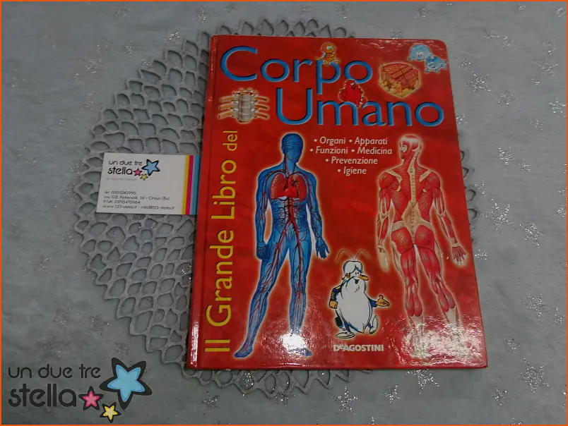 155/25 - Libro Il grande libro del CORPO UMANO DE AGOSTINI 9788841848401